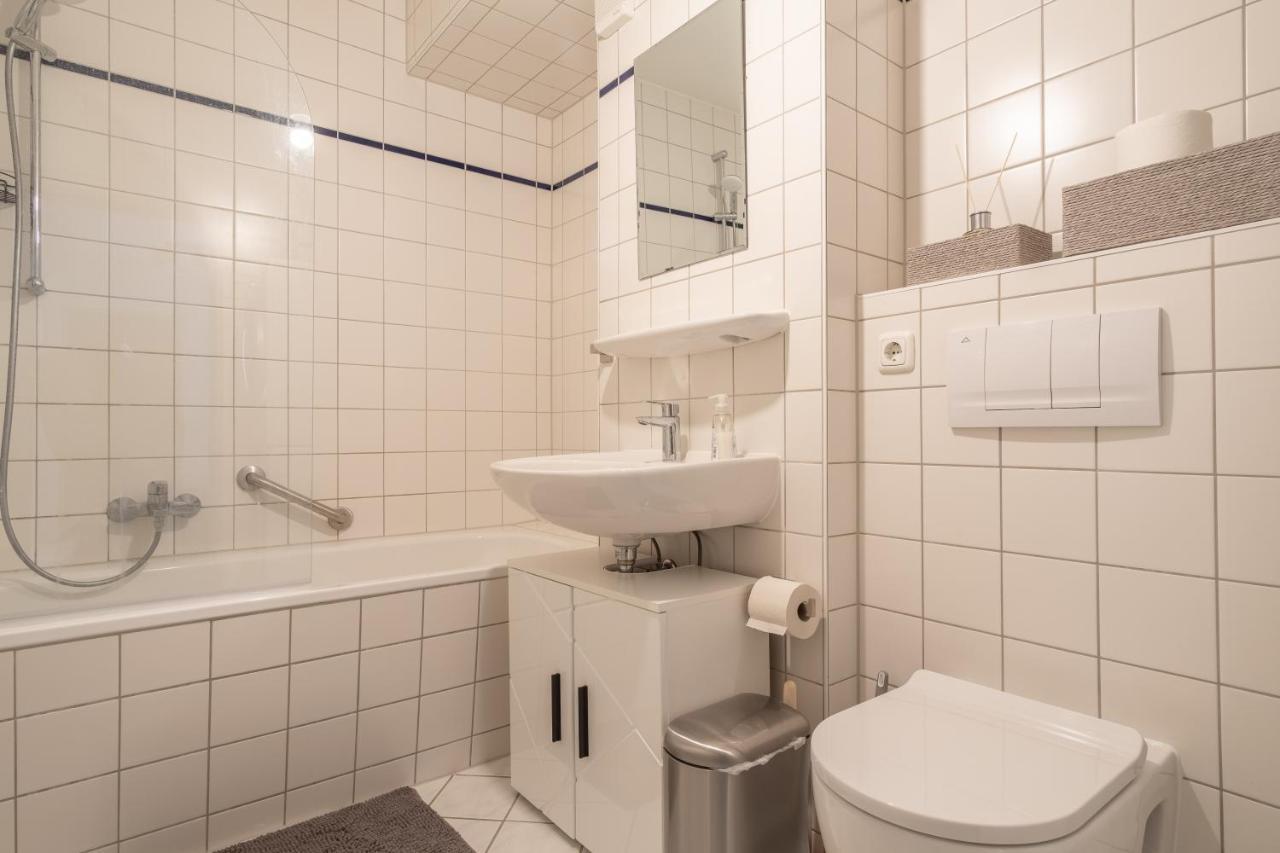 Apartmán Arbeitsplatz, Balkon, Tiefgarage Naehe Neue Messe Lipsko Exteriér fotografie