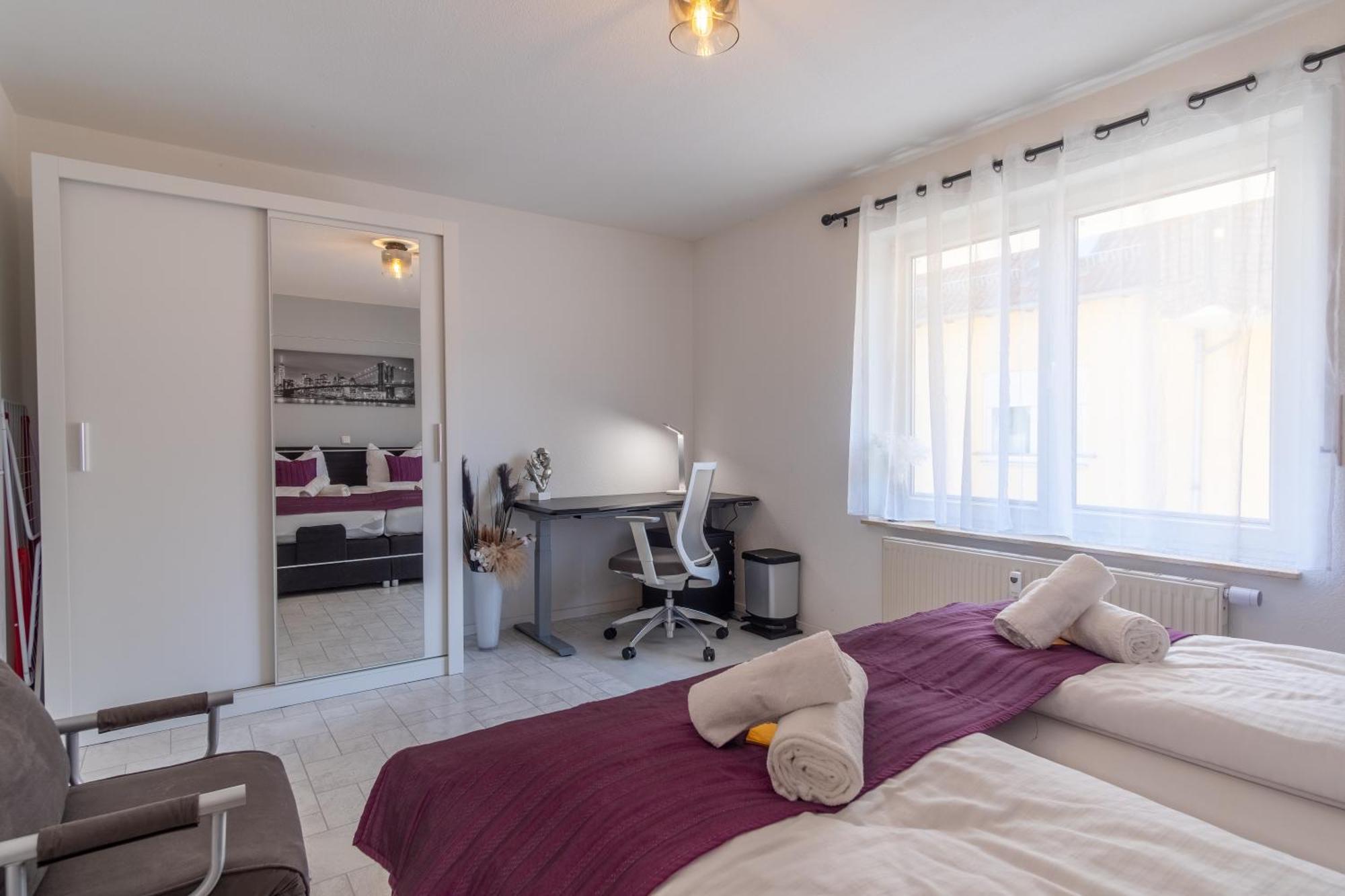 Apartmán Arbeitsplatz, Balkon, Tiefgarage Naehe Neue Messe Lipsko Exteriér fotografie