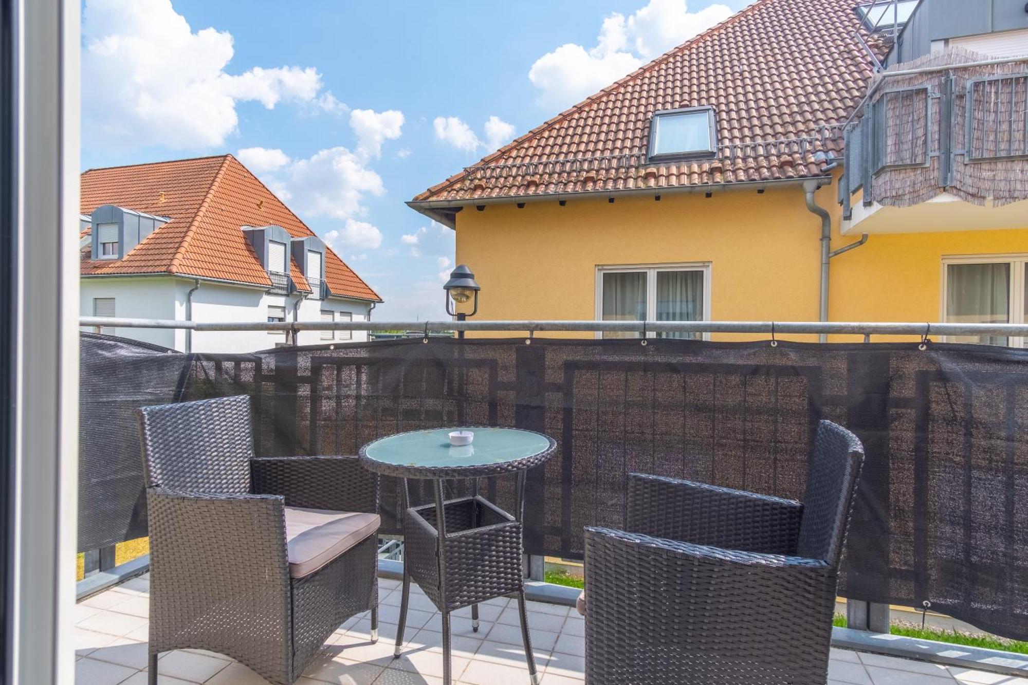 Apartmán Arbeitsplatz, Balkon, Tiefgarage Naehe Neue Messe Lipsko Exteriér fotografie
